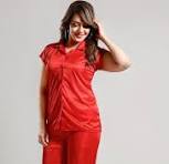 Red Satin Night Dress Collection